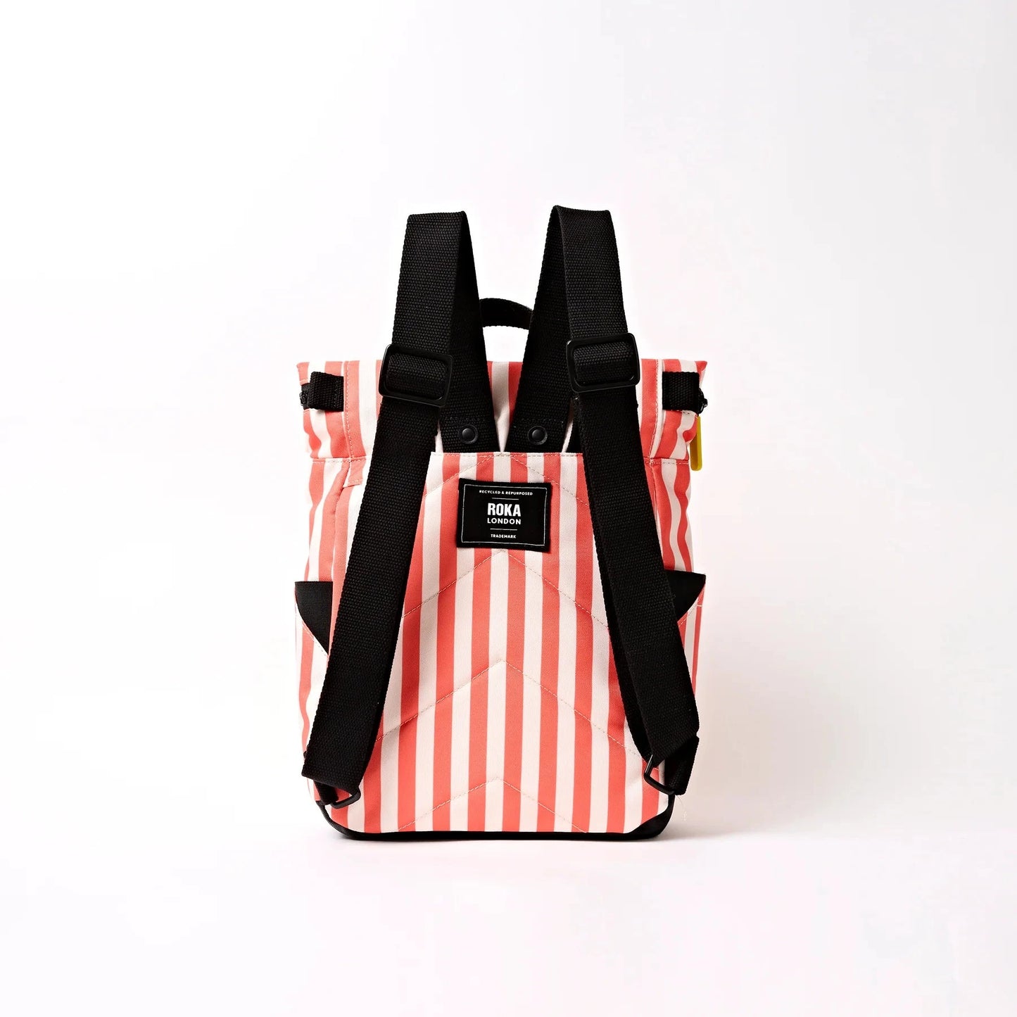 Canfield Canvas | Small | Coral Stripe Backpacks Roka 