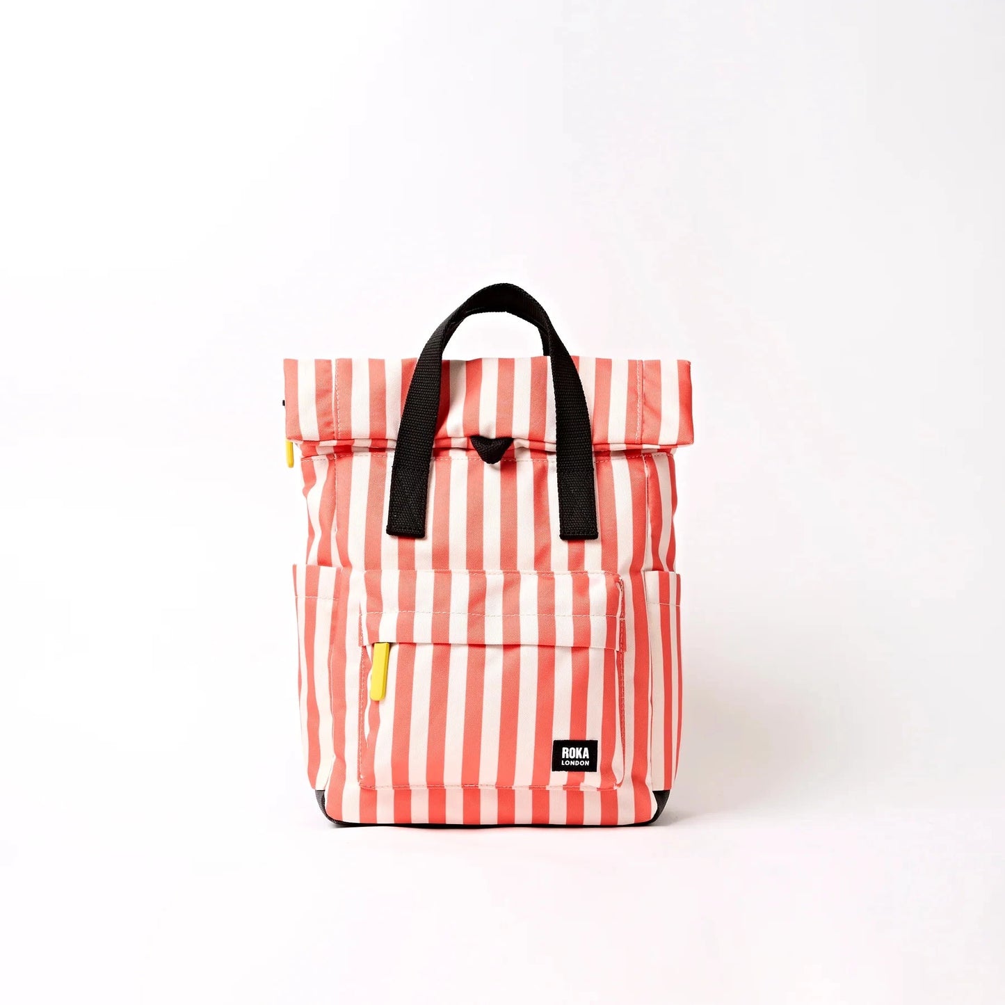Canfield Canvas | Small | Coral Stripe Backpacks Roka 