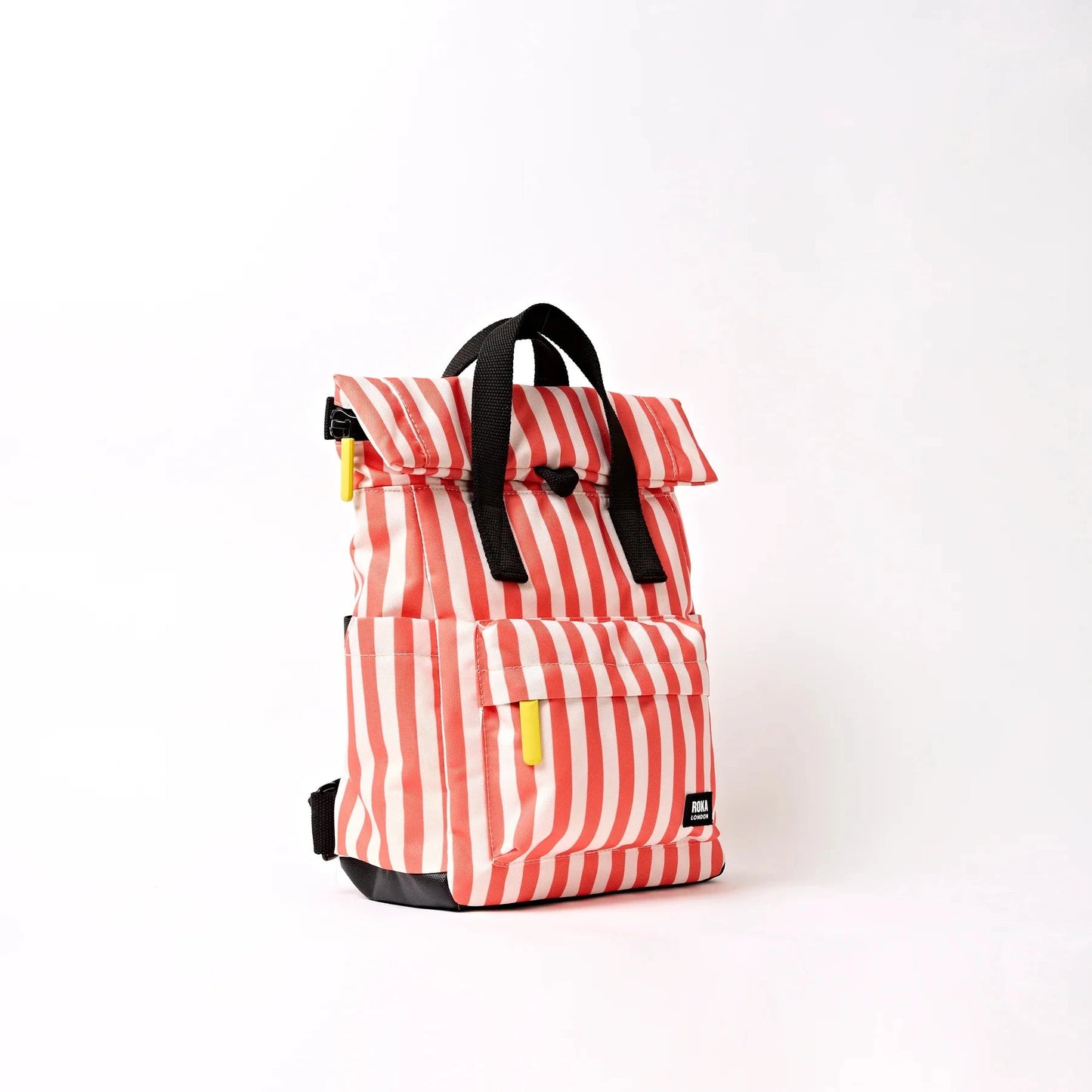 Canfield Canvas | Small | Coral Stripe Backpacks Roka 