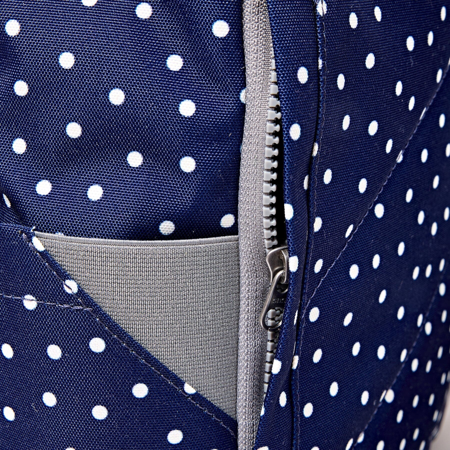 Canfield Canvas | Small | Navy Polka Dot Backpacks Roka 