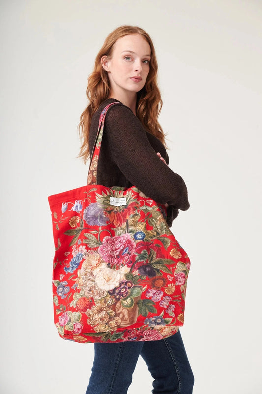 Canvas Bag | Primula Berry Handbags One Hundred Stars 
