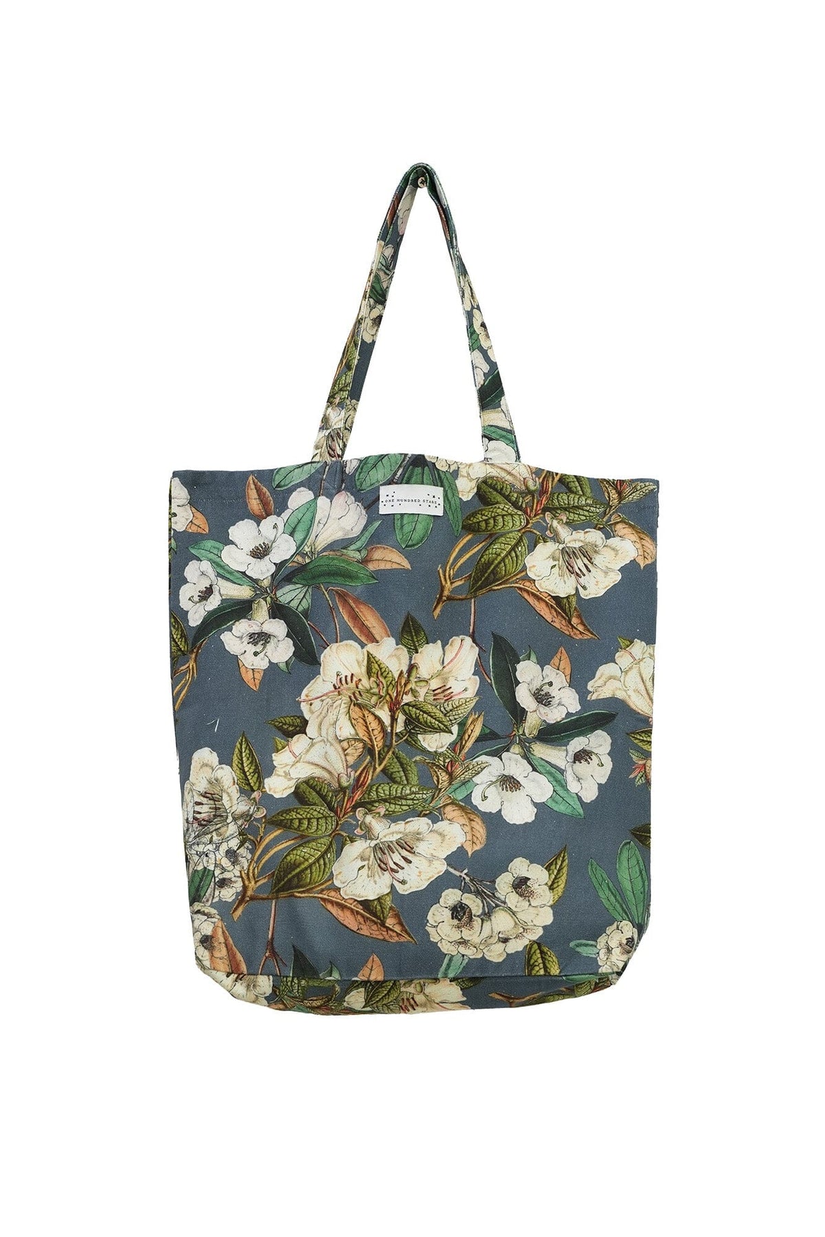 Canvas Bag | Rhodoleia | Blue Handbags One Hundred Stars 