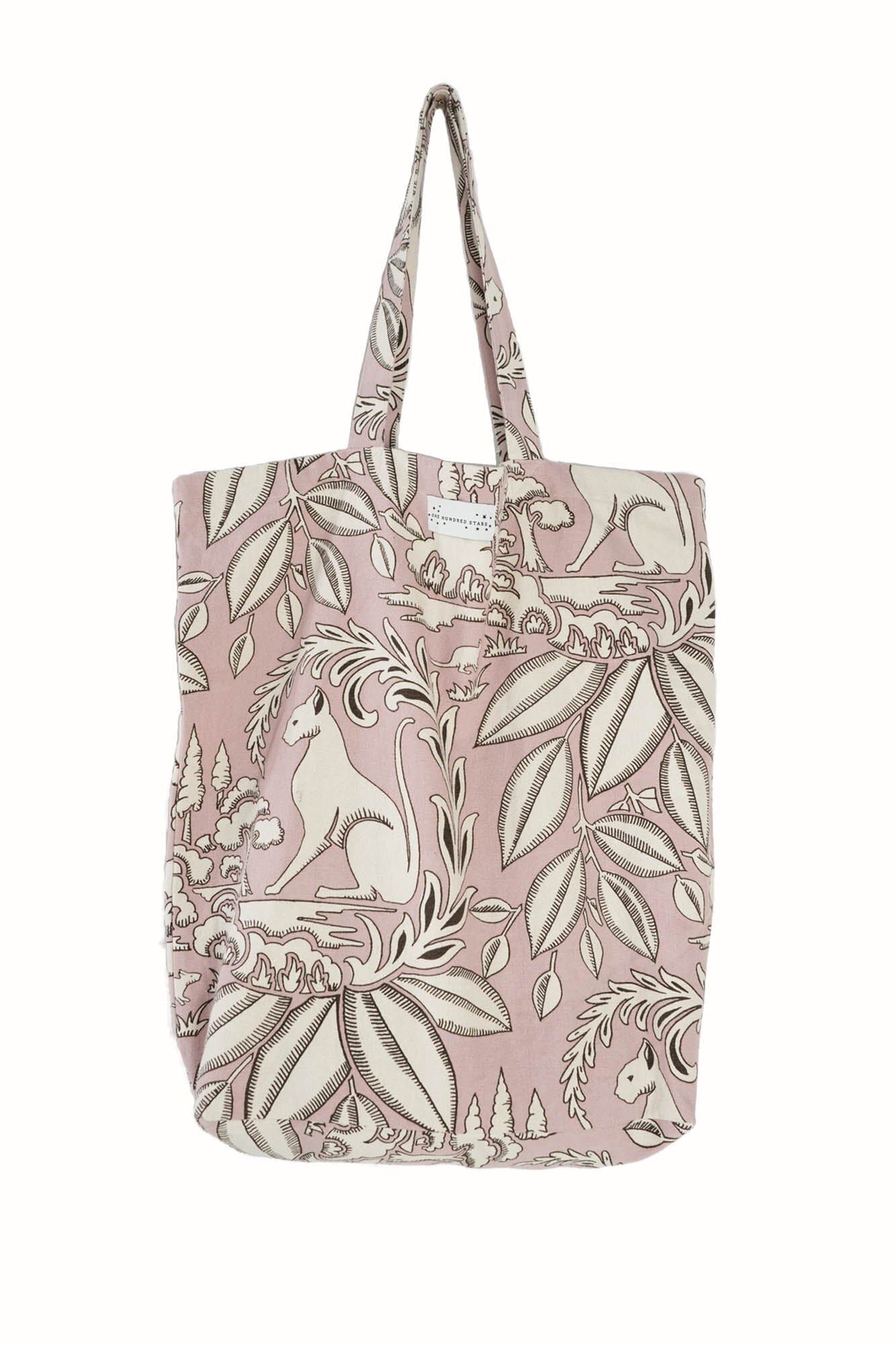 Canvas Bag | Sphinx Pink Handbags One Hundred Stars 