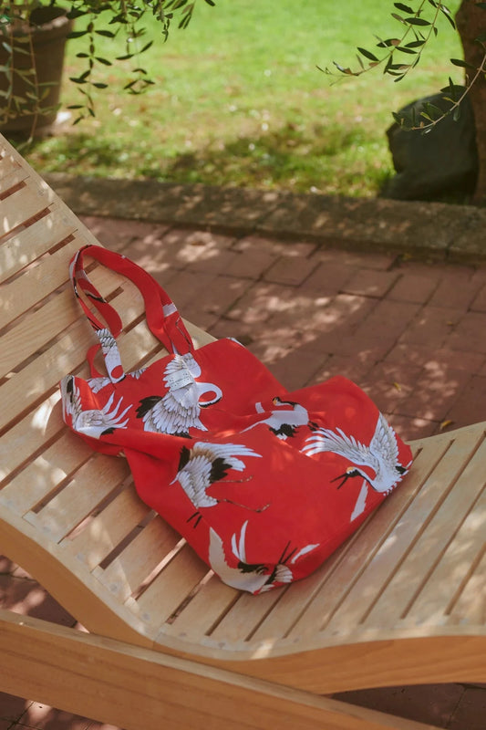 Canvas Bag | Stork | Scarlet Handbags One Hundred Stars 