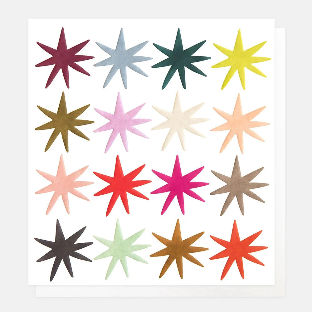 Card | Colourful Stars Greeting card Caroline Gardner 