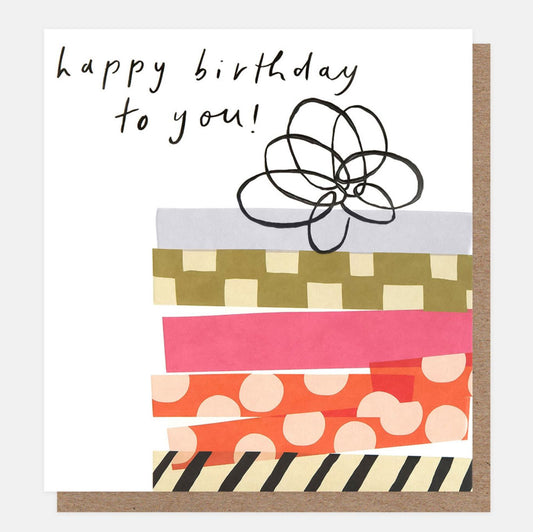 Card | Happy Birthday Presents Greeting card Caroline Gardner 