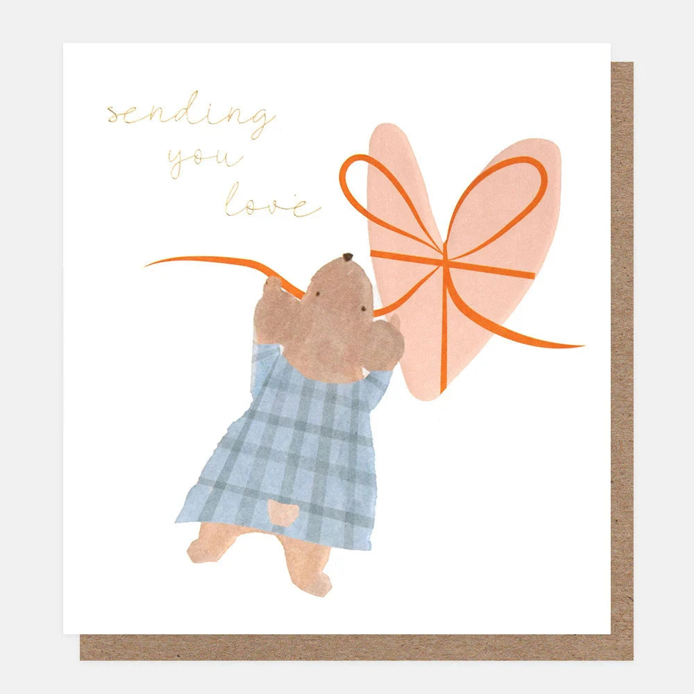Card | Sending You Love Mouse Greeting card Caroline Gardner 