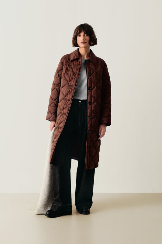 Carine Coat | Downtown Brown Coat Part Two 
