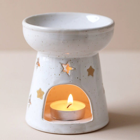Ceramic Starry Wax Melt Burner Wax Burner Lisa Angel 