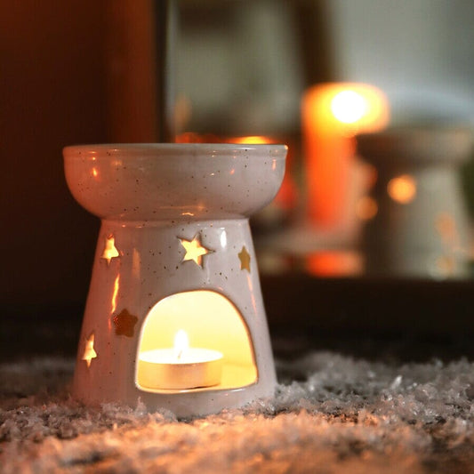 Ceramic Starry Wax Melt Burner Wax Burner Lisa Angel 