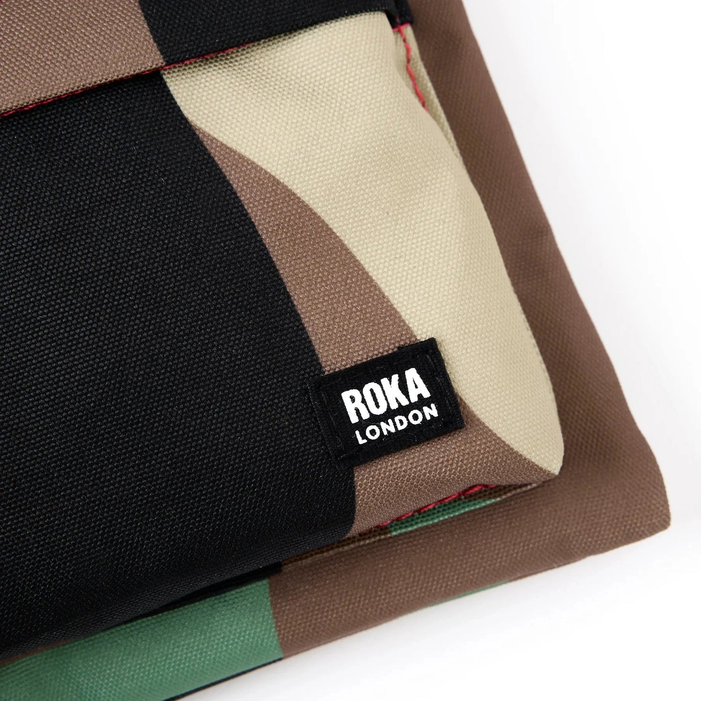 Chelsea Recycled Canvas | Vintage Camo Backpacks Roka 