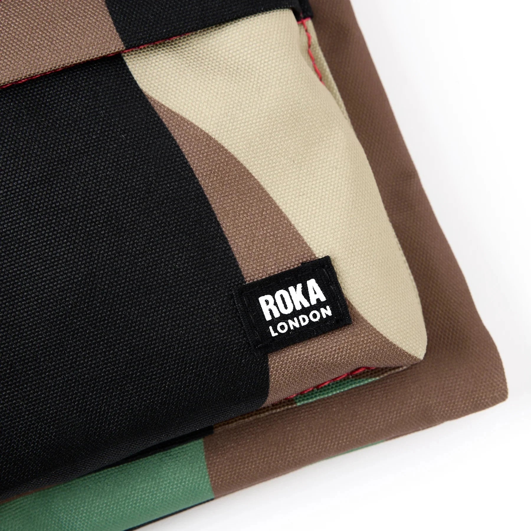 Chelsea Recycled Canvas | Vintage Camo Backpacks Roka 