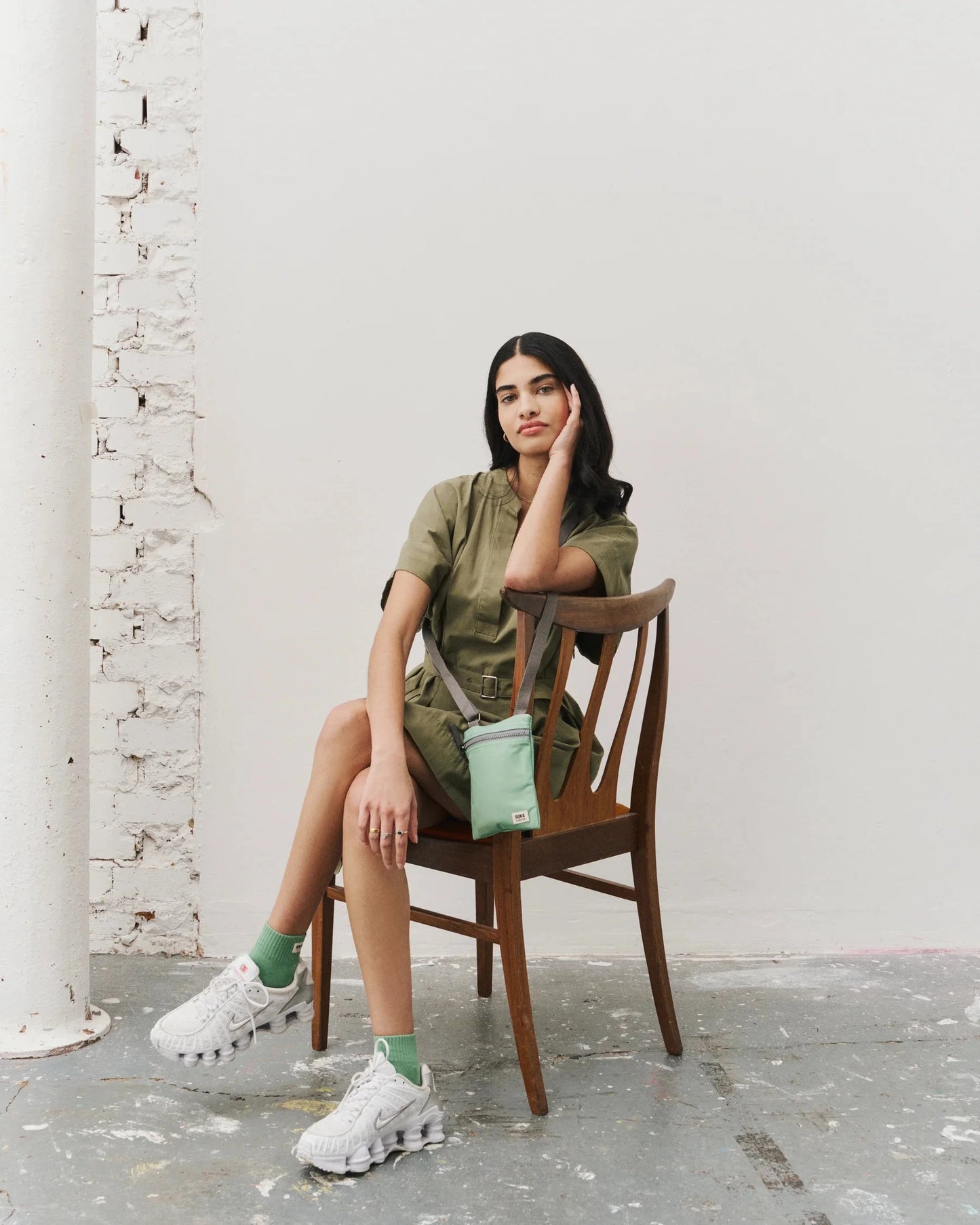 Chelsea Recycled Nylon | Matcha Backpacks Roka 
