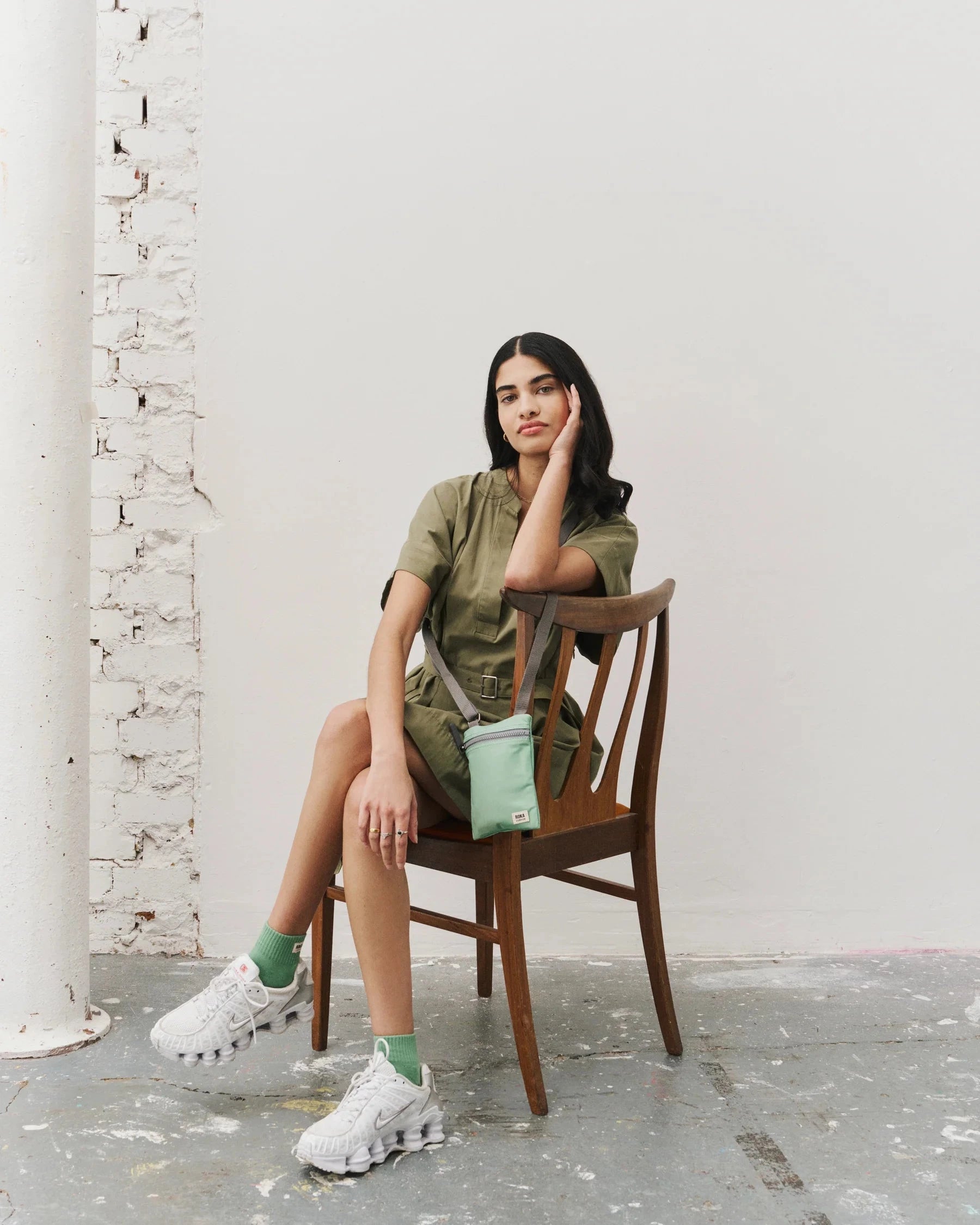 Chelsea Recycled Nylon | Matcha Backpacks Roka 