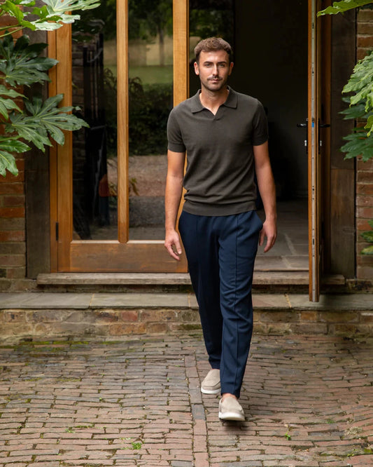 Chris Trouser | Navy Pants Chalk 