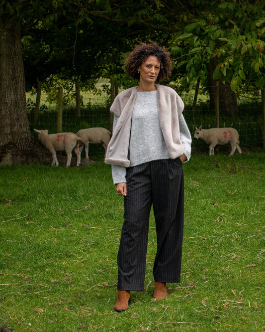 Claire Gilet | Glacier Gilet Chalk 