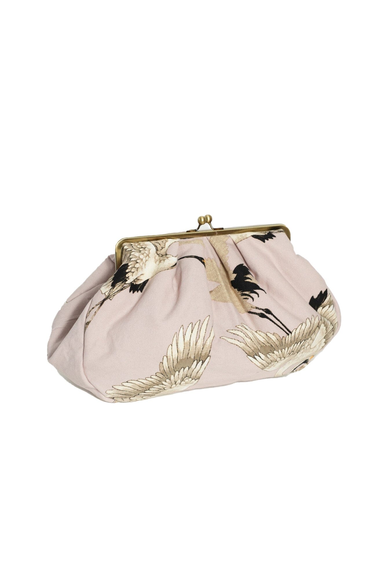 Clasp Bag | Stork | Plaster Pink Clutch bag One Hundred Stars 