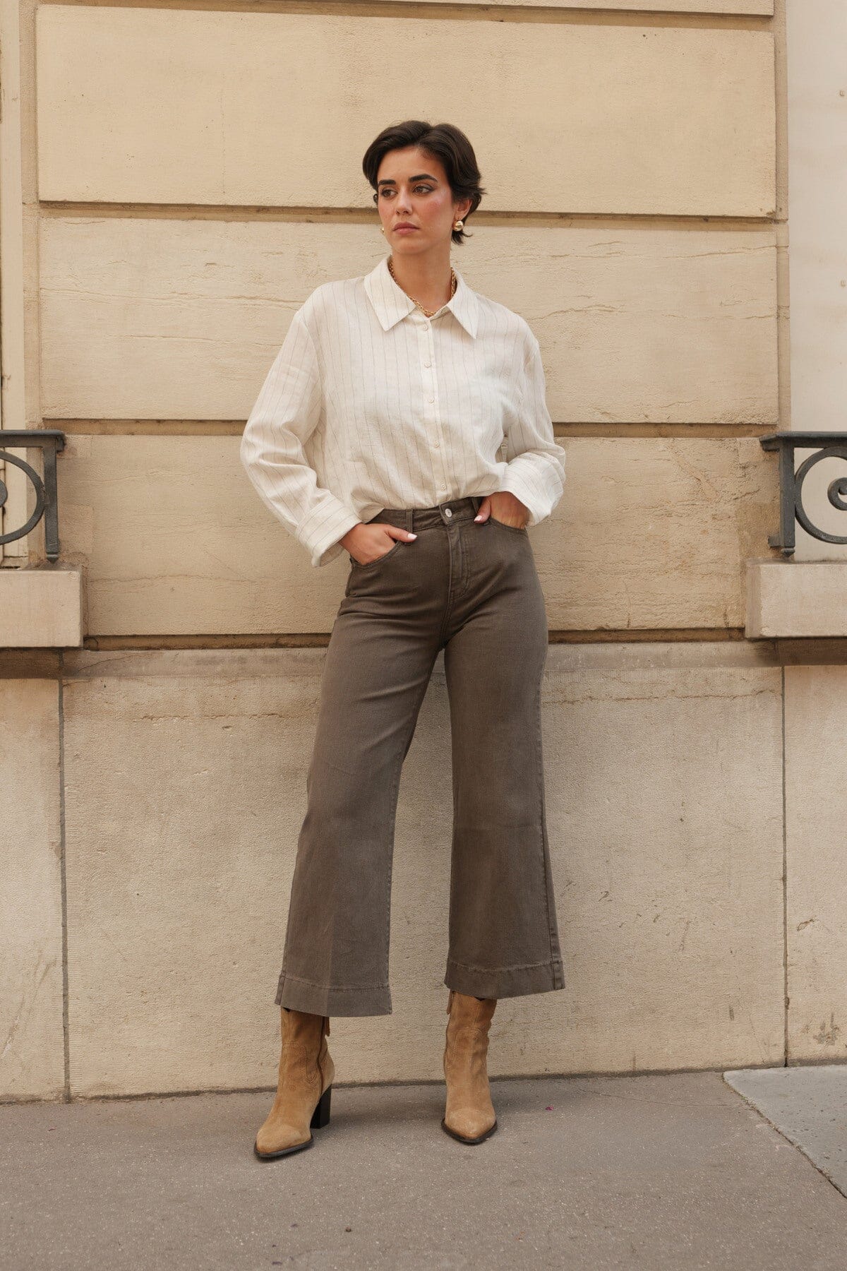 Cleo Wide Leg Jeans | Multiple Colours Jeans Parisienne Collection 