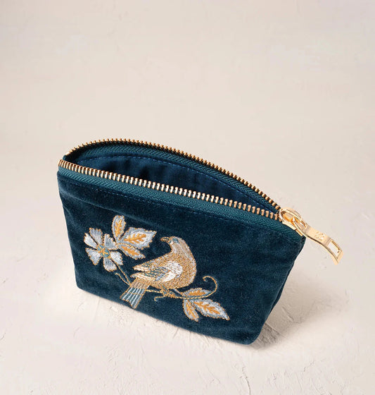 Coin Purse | Botanical Birds Purse Elizabeth Scarlett 