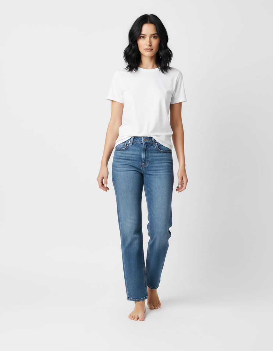 Conny Jeans | Midstone Pants Red Button 