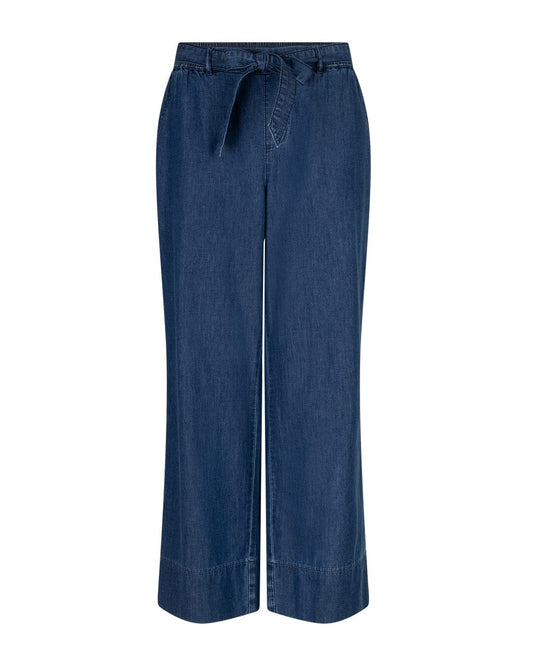 Conny Palazzo Jeans | Denim Rinse Pants Red Button 