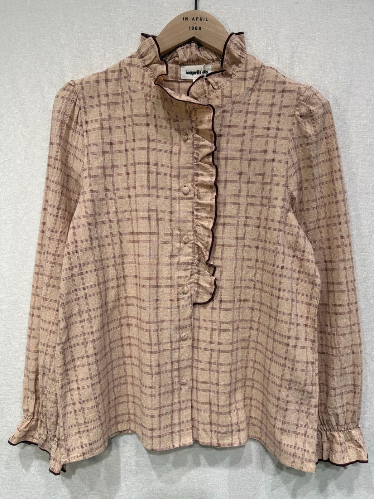 Cora Shirt | Burgundy Shirt Parisienne Collection 