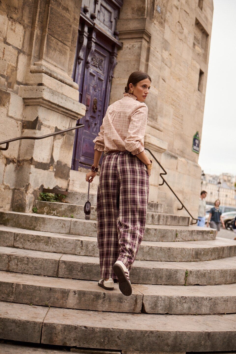 Cora Shirt | Burgundy Shirt Parisienne Collection 