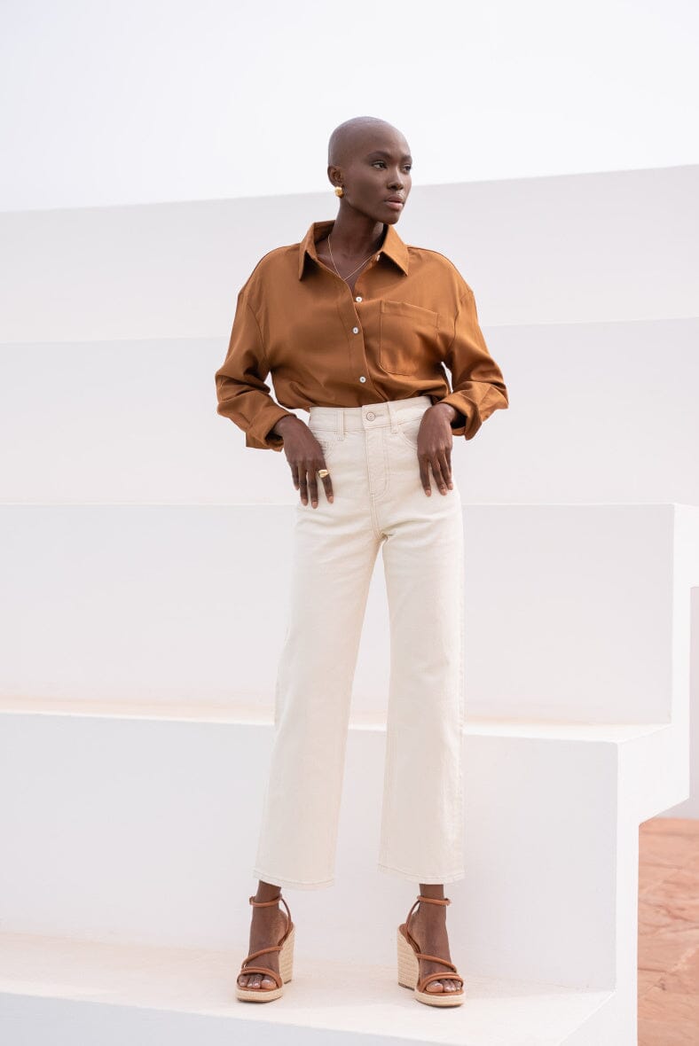 Coral Straight Jeans | Vanilla Jeans Parisienne Collection 