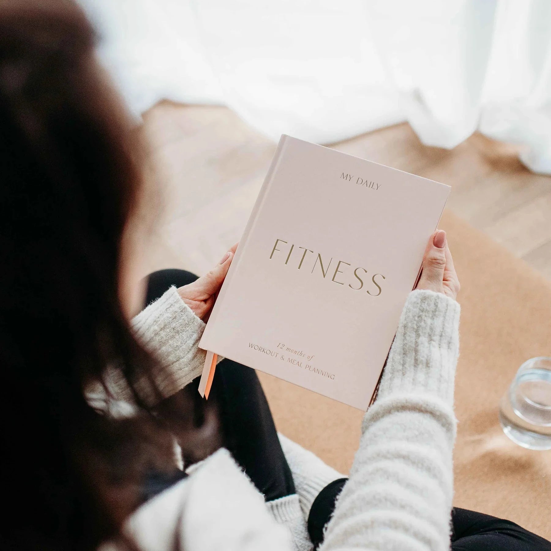 Daily Fitness Planner | Blossom Stationery Blush and Gold 