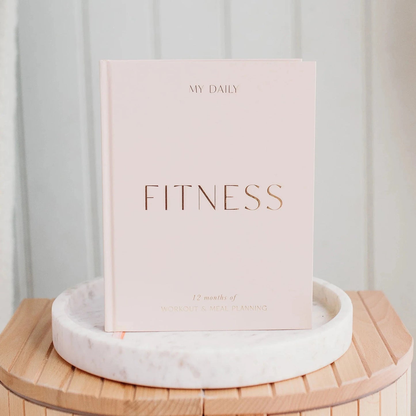 Daily Fitness Planner | Blossom Stationery Blush and Gold 