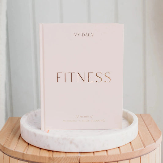 Daily Fitness Planner | Blossom Stationery Blush and Gold 