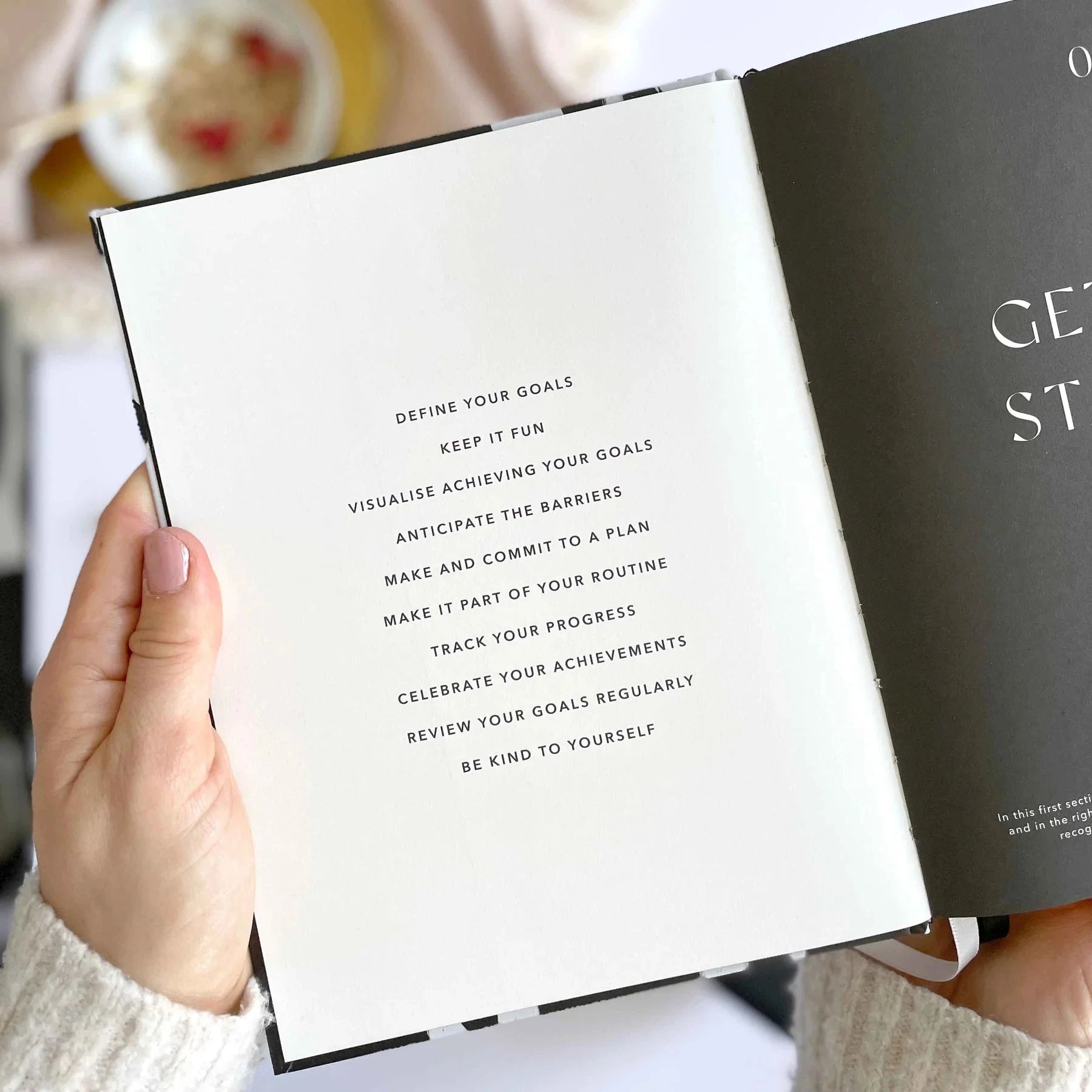 Daily Fitness Planner | Blossom Stationery Blush and Gold 