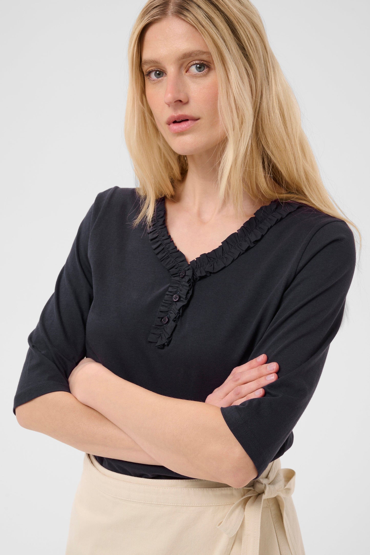 Dalilla Top | Dark Navy Shirts & Tops Part Two 