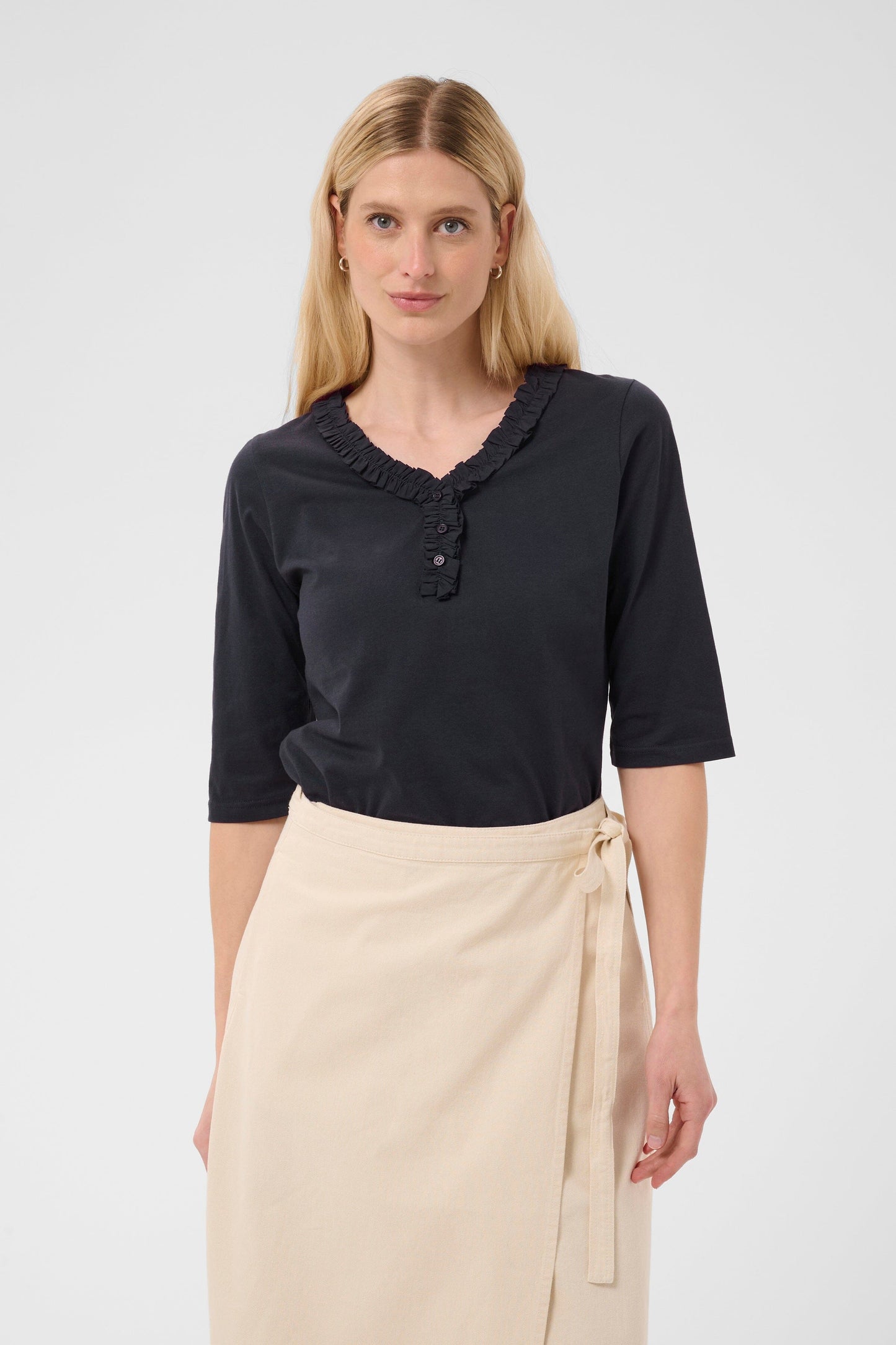 Dalilla Top | Dark Navy Shirts & Tops Part Two 