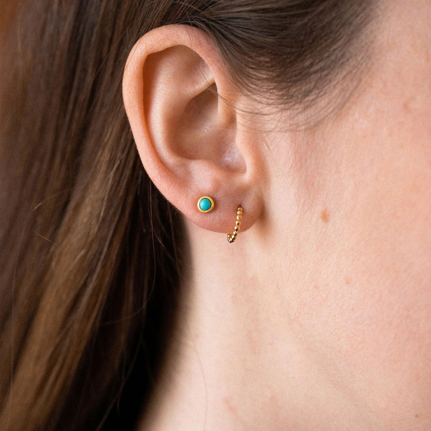 December Birthstone Stud Earrings | Turquoise Earrings Wanderlust Life 