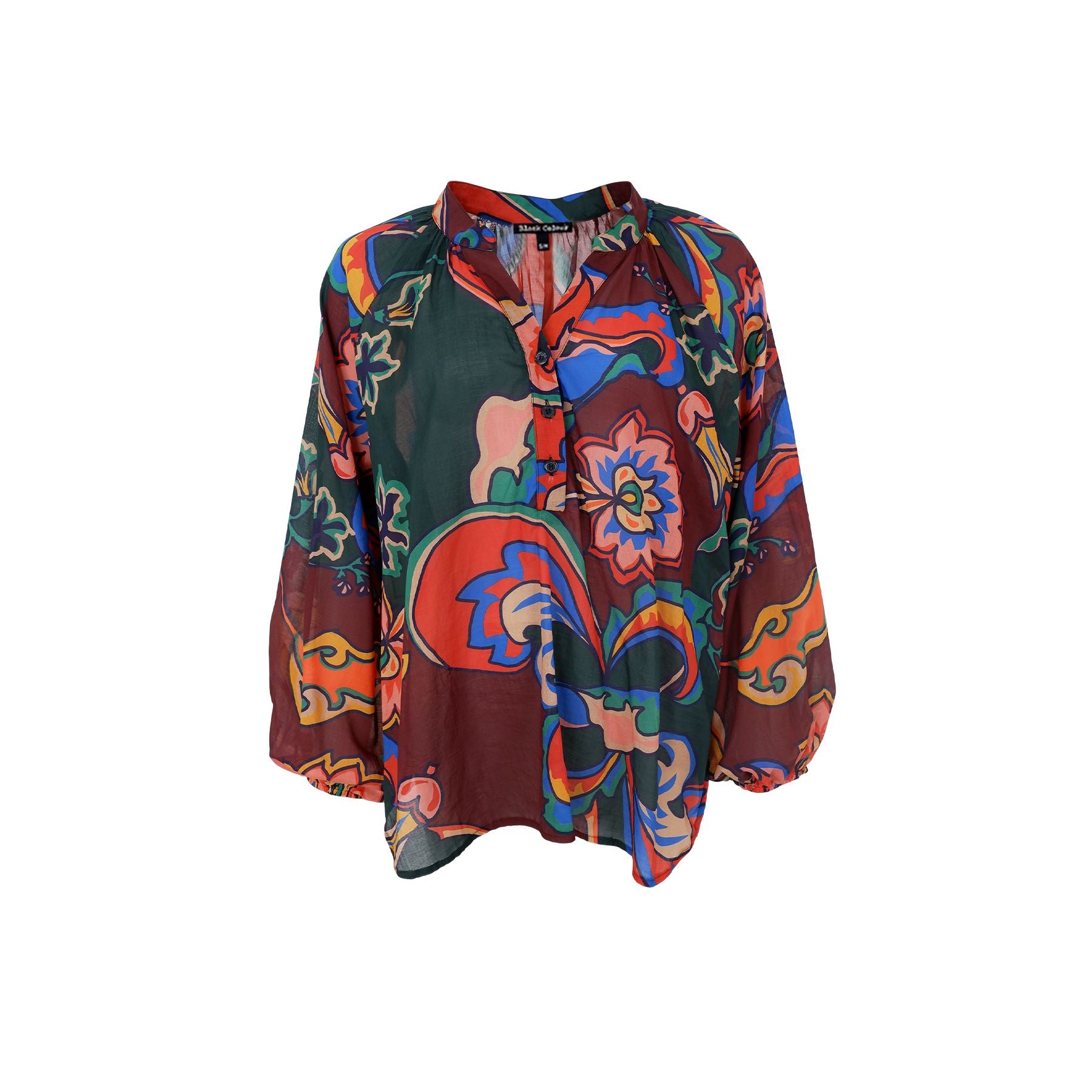 Dee Blouse | Plum Blouse Black Colour 