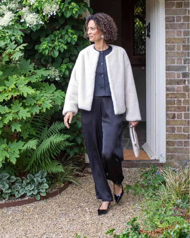 Delilah Coat | Bone White Coat Chalk 