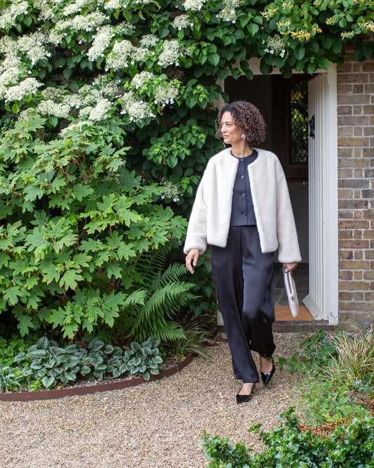 Delilah Coat | Bone White Coat Chalk 