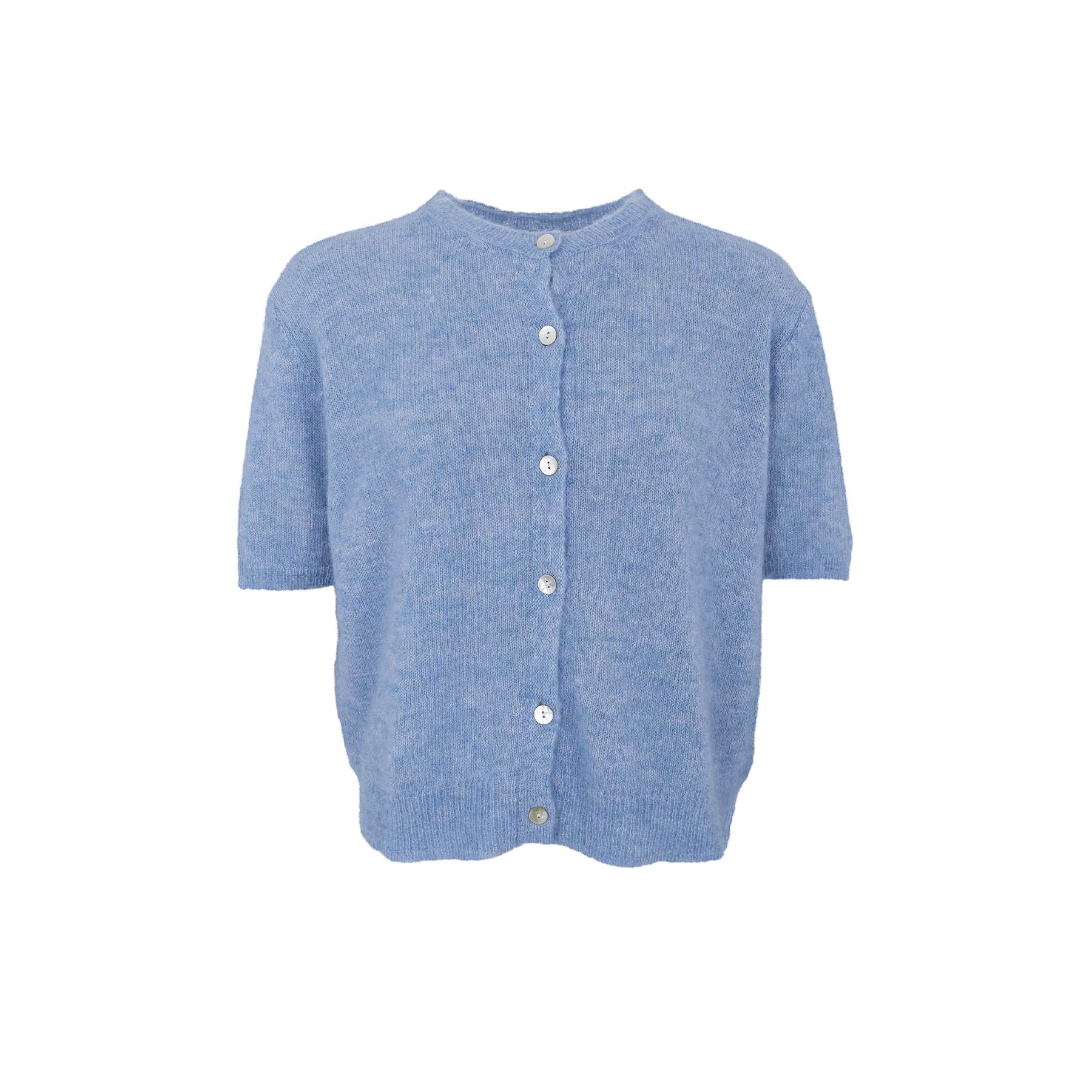 Dell Cardigan | Light Blue Cardigan Black Colour 