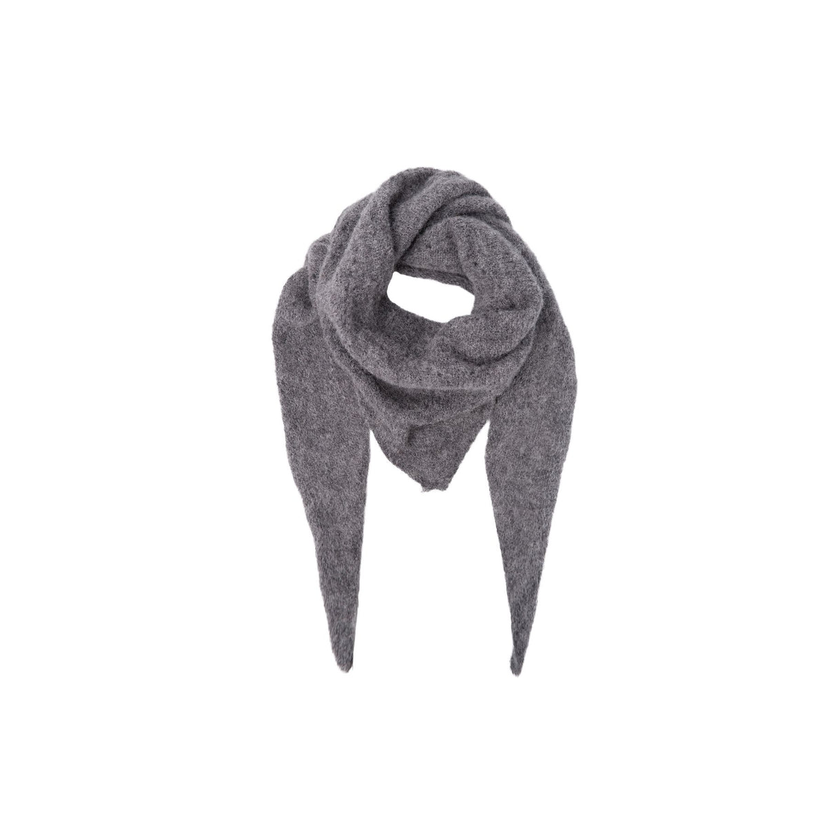 Dell Knitted Mini Scarf | 8 Colours Scarves Black Colour Grey 