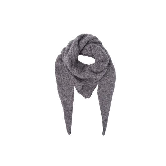 Dell Knitted Mini Scarf | 8 Colours Scarves Black Colour Grey 
