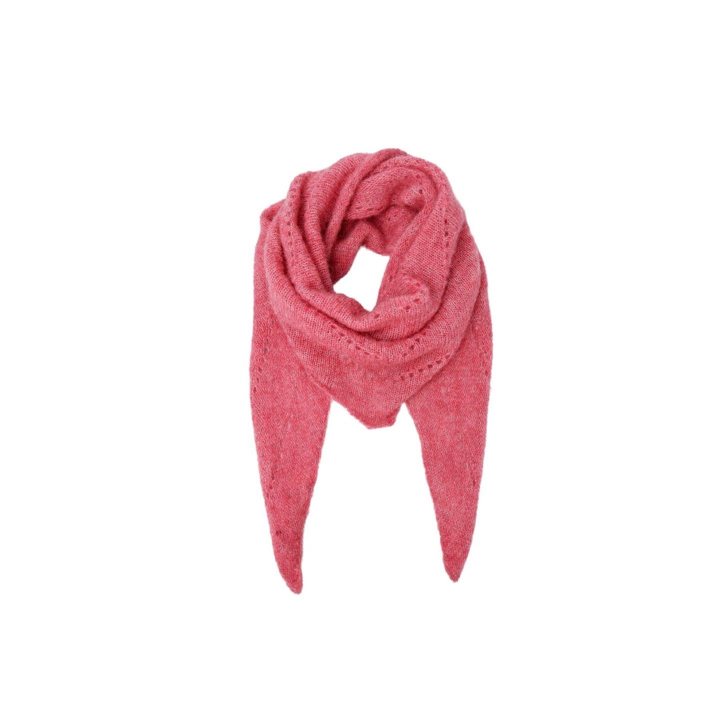 Dell Knitted Mini Scarf | Berry Scarves Black Colour 