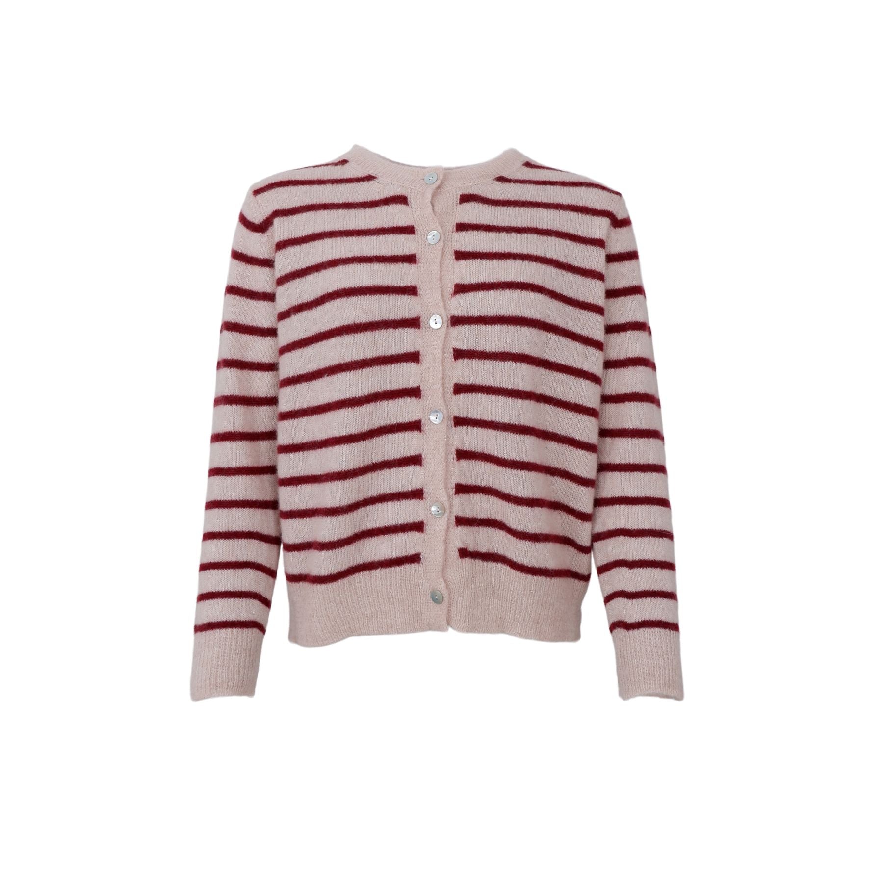 Dell Stripe Cardigan | Wine Cardigan Black Colour 