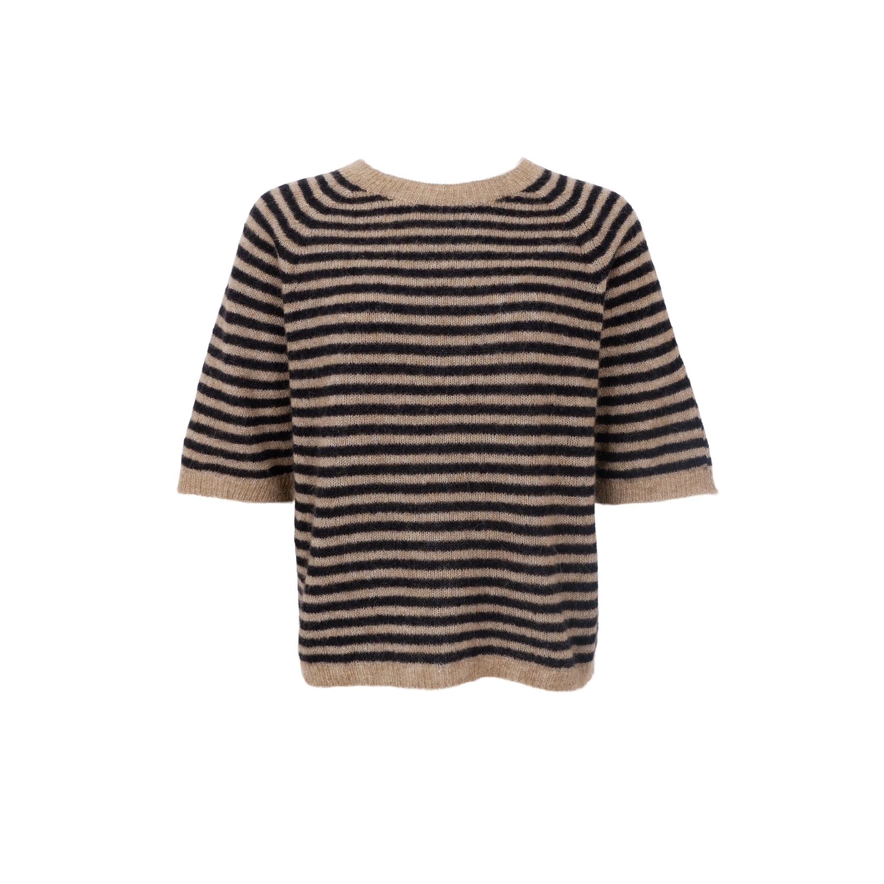 Dell Striped Jumper | Black Jumper Black Colour 