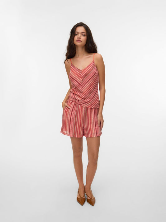 Demi Shorts | Coral Paradise Shorts Vero Moda 