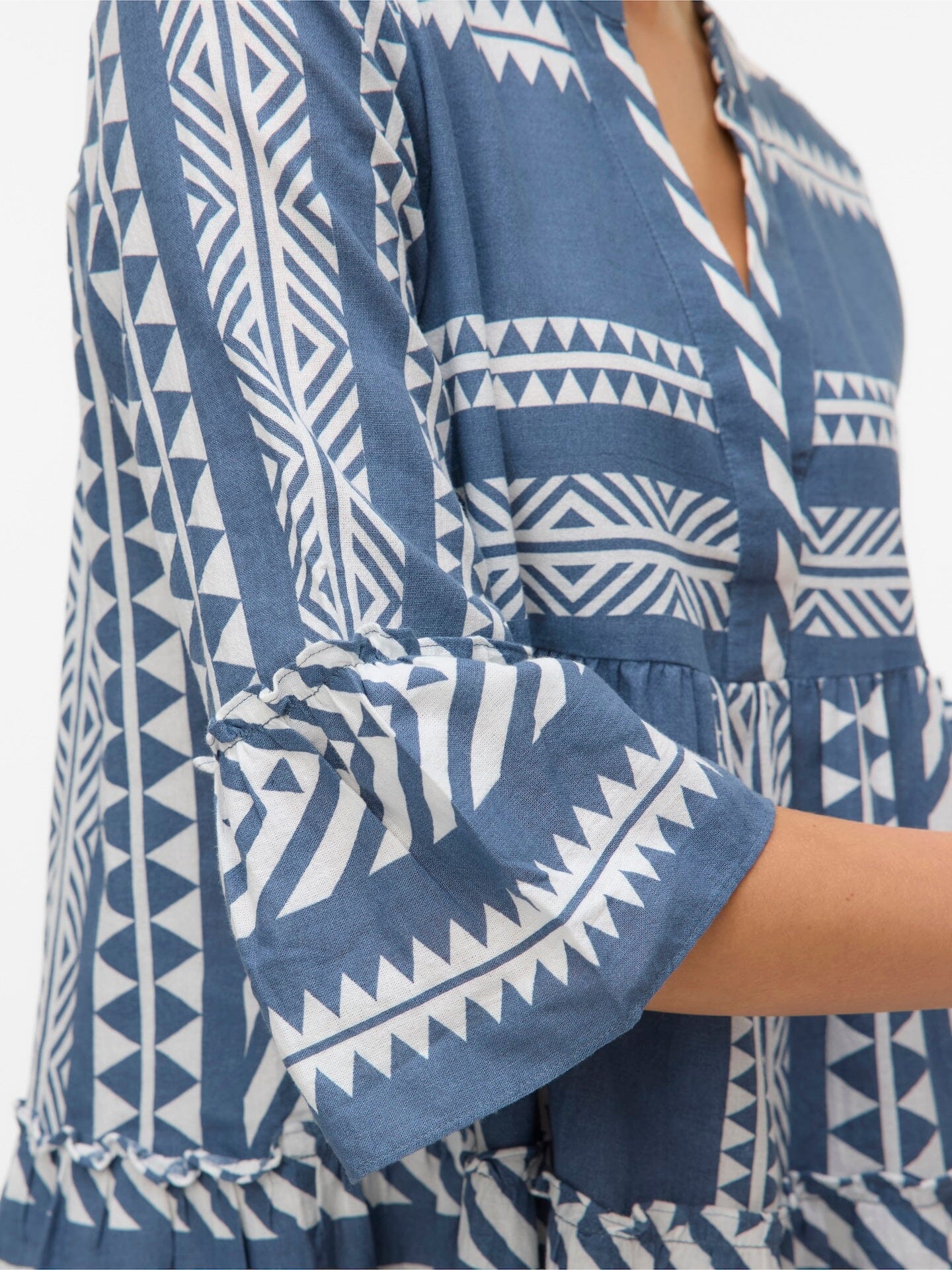Dichte Dress | China Blue/Ibiza Snow White Dresses Vero Moda 
