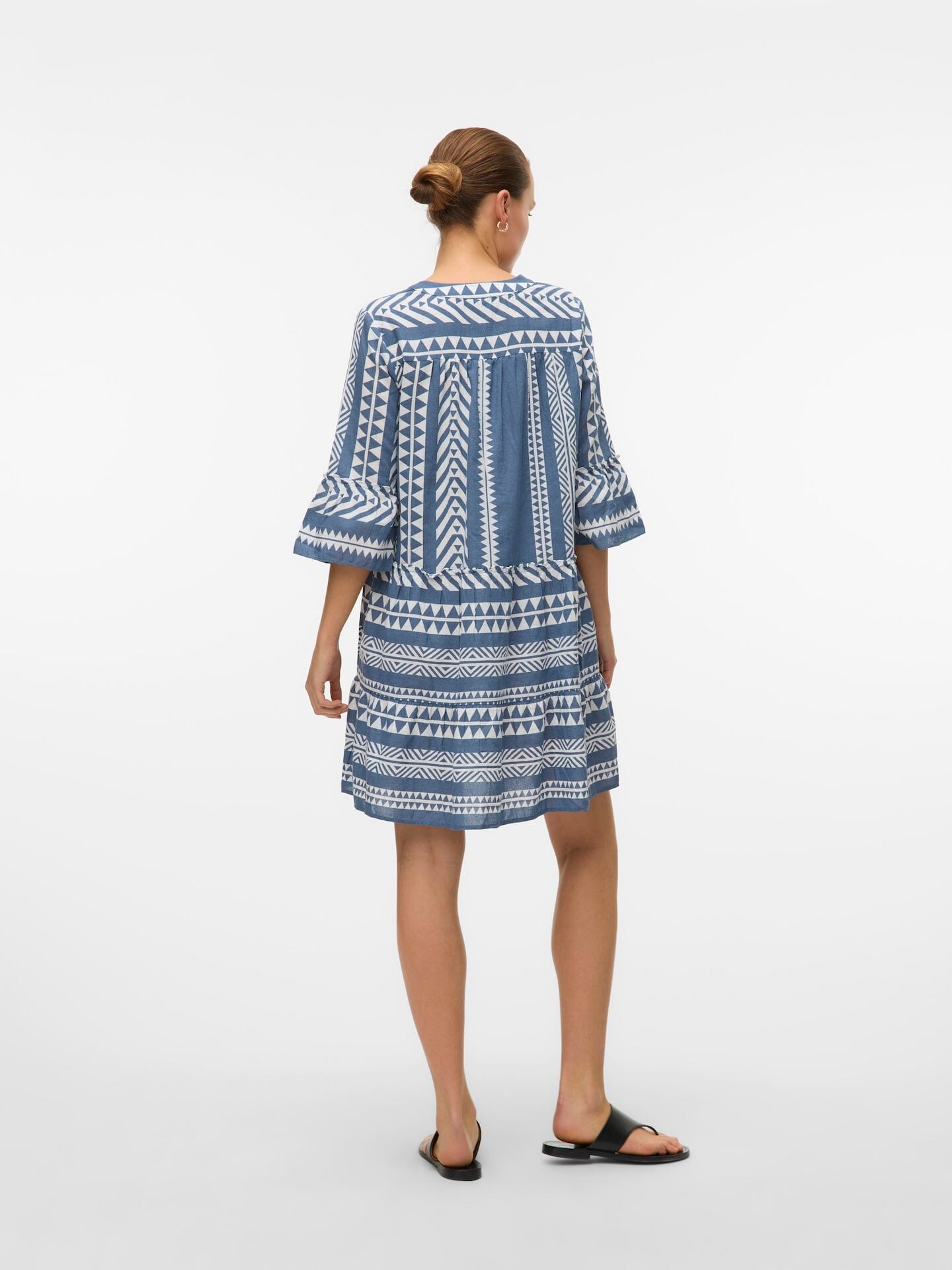 Dichte Dress | China Blue/Ibiza Snow White Dresses Vero Moda 
