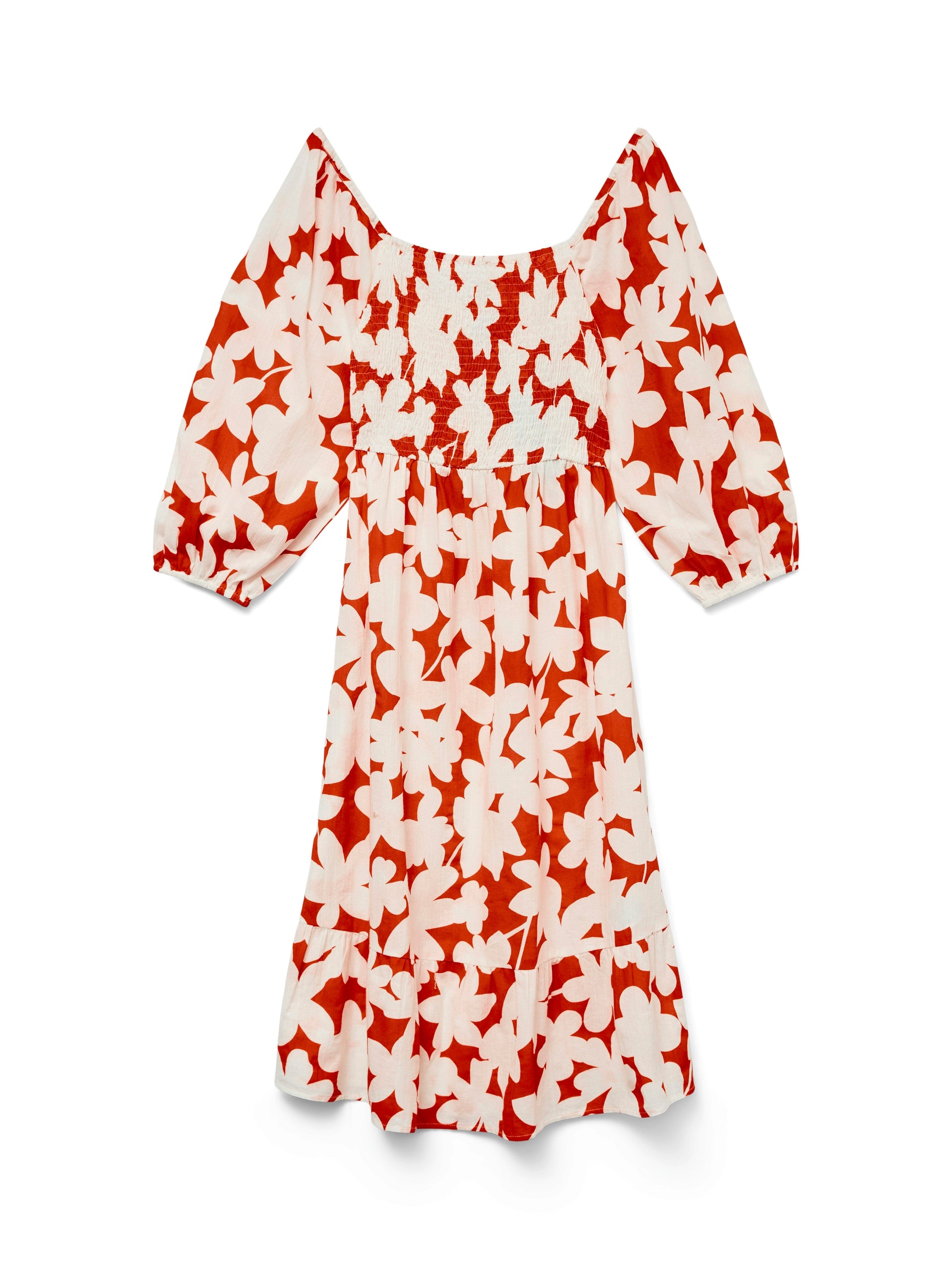 Dicthe Dress | Fiery Red Lola Dresses Vero Moda 