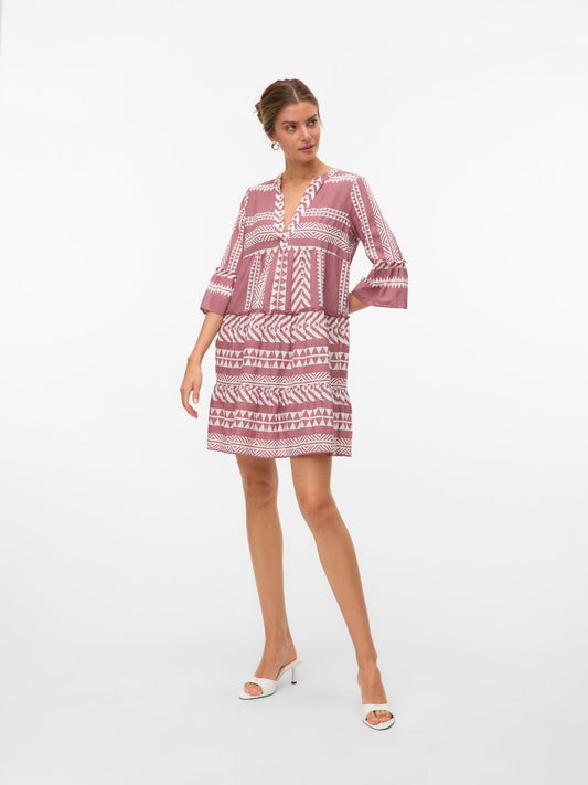 Dicthe Dress | Nostalgia Rose/Ibiza Snow White Dresses Vero Moda 