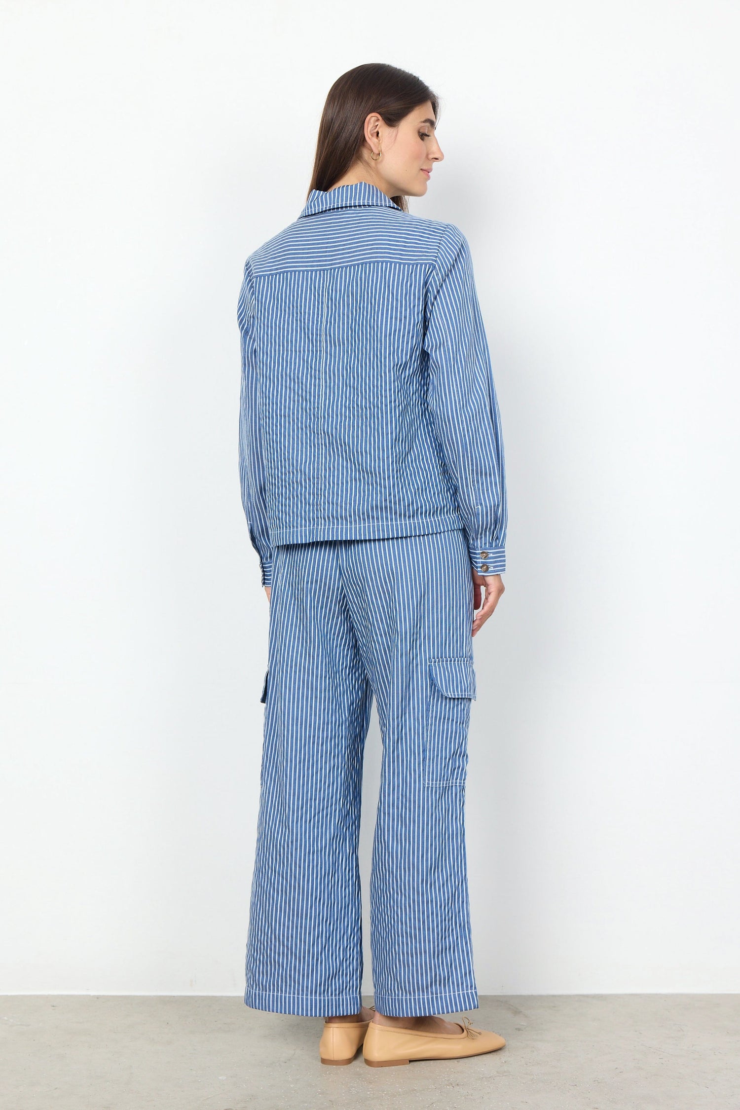 Dilys Jacket | Medium Blue Coat Soya Concept 
